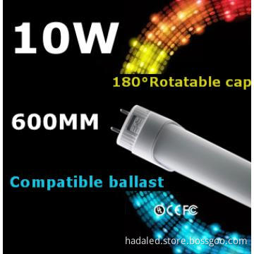 Compatible ballast T8 0.6m LED tube light 9W CE approval PF93